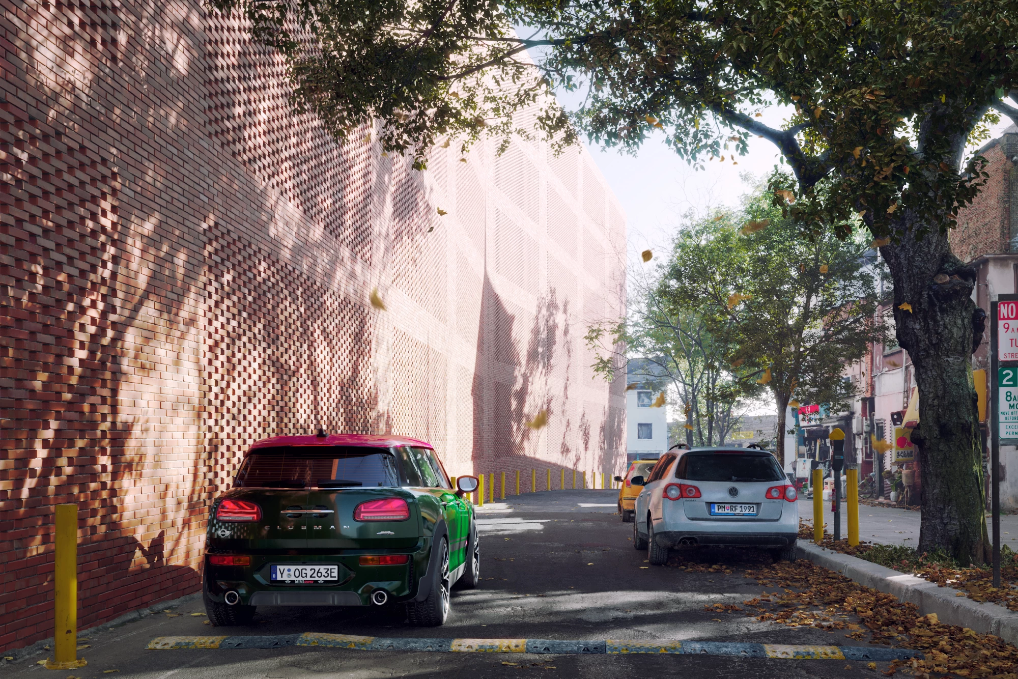 Exterior architectural visualization example